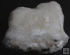 White Selenite Mineral Specimen Fluorescent Mexico